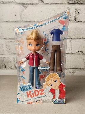 Bratz Boyz Kidz Cameron Doll NIB Snap-On Fashion Pieces MGA